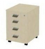 Container mobil Set, 63 x 43 x 54 cm, 4 sertare, design artar jersey