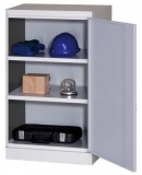 Dulap de atelier pentru scule, 104 x 60 x 43,5 cm, gri/gri