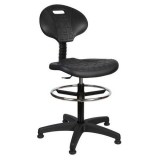 Scaun de lucru inalt cu glisoare Manutan