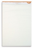 Rezerva hartie Flipchart bloc, cu patratele, 48 coli, 5 bucati/set Manutan