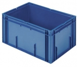 Naveta din plastic stivuibila PP Manutan, 60 l