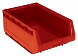 Cutie din plastic Manutan 25 x 36,3 x 58 cm, rosie
