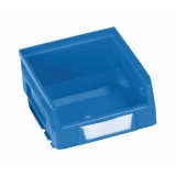 Cutie din plastic Manutan 6,2 x 10,3 x 12 cm, albastra
