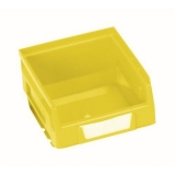 Cutie din plastic Manutan 6,2 x 10,3 x 12 cm, galbena