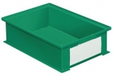 Naveta colorata din plastic PS (16,2 l), verde