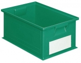 Naveta colorata din plastic PS (28 l), verde
