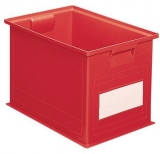Naveta colorata din plastic PS (40,5 l), rosie