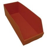 Cutie din plastic PP, 15,5 x 19 x 40 cm, portocalie