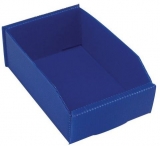 Cutie din plastic, PP 6,5 x 12 x 18 cm, albastra