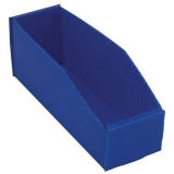 Cutie din plastic, PP 10,5 x 9 x 28 cm, albastra