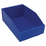 Cutie din plastic, PP 10,5 x 18 x 28 cm, albastra