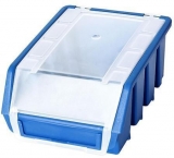 Cutie din plastic Ergobox 2 Plus 7,5 x 16,1 x 11,6 cm, albastra