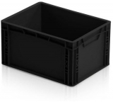 Naveta antistatica ESD, neagra, 22 x 40 x 30 cm