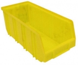 Cutie din plastic Manutan 12,5 x 14,5 x 33,5 cm, galbena