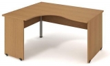 Birou de colt Gate, 160 x 120 x 75,5 cm, varianta pe stanga, design fag