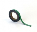 Banda magnetica pentru rafturi Manutan, 10 m, verde, latime 20 mm