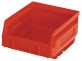 Cutie din plastic Manutan 6,2 x 10,3 x 12 cm, rosie