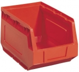 Cutie din plastic Manutan 12,5 x 14,5 x 24 cm, rosie