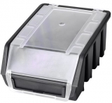 Cutie din plastic Ergobox 2 Plus 7,5 x 16,1 x 11,6 cm, neagra