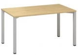 Masa de birou Alfa 200, 140 x 80 x 74,2 cm, model drept, design par salbatic, RAL9022