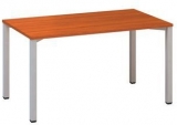 Masa de birou Alfa 200, 140 x 80 x 74,2 cm, model drept, design cires, RAL9022