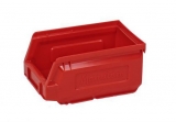 Cutie din plastic Manutan 8,3 x 10,3 x 16,5 cm, rosie