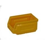 Cutie din plastic Manutan 8,3 x 10,3 x 16,5 cm, galbena