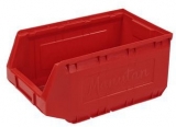 Cutie din plastic Manutan 16,5 x 20,7 x 34,5 cm, rosie