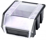 Cutie din plastic Ergobox 1 Plus 7,5 x 11,6 x 11,2 cm, neagra