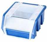 Cutie din plastic Ergobox 1 Plus 7,5 x 11,6 x 11,2 cm, albastra