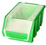 Cutie din plastic Ergobox 3 Plus 12,6 x 17 x 24 cm, verde