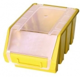 Cutie din plastic Ergobox 3 Plus 12,6 x 17 x 24 cm, galbena