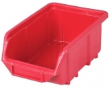 Cutie din plastic Ecobox small 7,5 x 11 x 16,5 cm, rosie