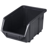 Cutie de plastic Ecobox medium 12,5 x 15,5 x 24 cm, neagra
