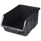 Cutie din plastic Ecobox large 16,5 x 22 x 35 cm, neagra