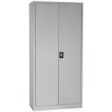 Dulap metalic pentru dosare Manutan, 4 rafturi, 180 x 92 x 42 cm, gri