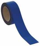 Banda magnetica pentru rafturi Manutan, 10 m, albastra, latime 100 mm