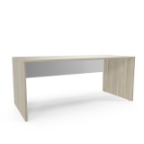 Masa birou Viva, 180 x 80 x 75 cm, model drept, stejar oyster/alb