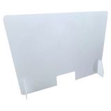Perete despartitor de protectie din plexiglas JD2, 75 x 100 x 25 cm