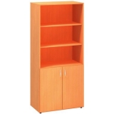 Dulap inalt Alfa 500, 178 x 80 x 47 cm, cu nisa si usi, model fag Bavaria