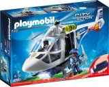 Elicopter de politie cu led Police Playmobil