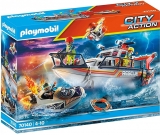 Playmobil - Ambarcatiune De Salvare Cu Personal