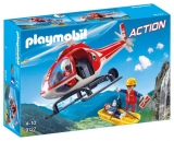 Salvatori montani cu elicopter Action Playmobil