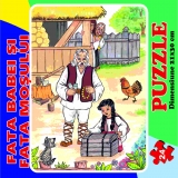 Puzzle 24 de piese - Fata babei si fata mosului