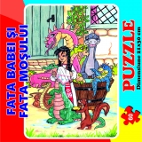 Puzzle 60 de piese - Fata babei si fata mosului