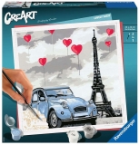 Pictura pe numere, model Paris Ravensburger 