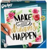 Pictura pe numere, model Make your dream happen Ravensburger 