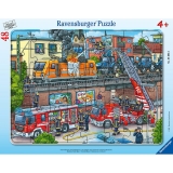 Puzzle Misiune de salvare pompieri, 48 piese, Ravensburger 
