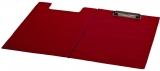 Clipboard plastic dublu A4 tip L rosu 