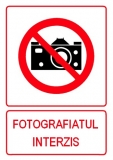 Sticker laminat fotografiatul interzis